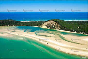 Double Island Point Lagoon QLD Aerial Photography