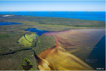 Noosa Everglades Entrance - Lake Cootharaba QLD Aerial Photography