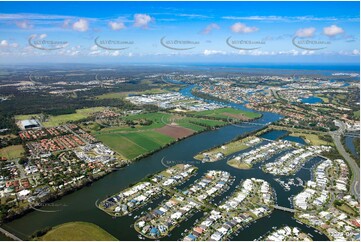 River Links Helensvale - Gold Coast QLD QLD Aerial Photography