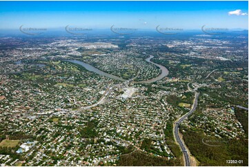 High Altitude Aerial Photo of Indooroopilly QLD QLD Aerial Photography