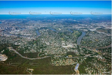 High Altitude Aerial Photo of Indooroopilly QLD QLD Aerial Photography