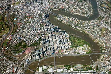 High Altitude Aerial Photo of Brisbane QLD QLD Aerial Photography