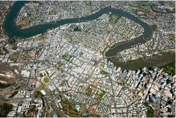 High Altitude Aerial Photo of Fortitude Valley QLD QLD Aerial Photography