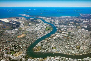 High Altitude Aerial Photo of Bulimba QLD QLD Aerial Photography