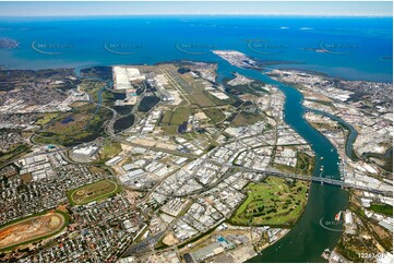 High Altitude Aerial Photo of Eagle Farm QLD QLD Aerial Photography