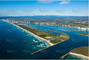 Aerial Photo The Spit QLD Aerial Photography