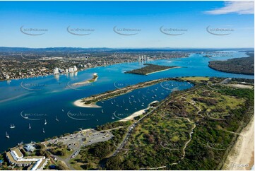 Aerial Photo The Broadwater QLD Aerial Photography