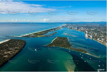 Aerial Photo The Broadwater QLD Aerial Photography