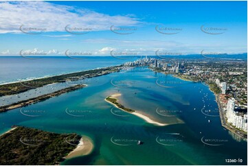 Aerial Photo The Broadwater QLD Aerial Photography