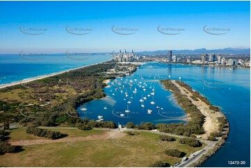 Marine Stadium - Gold Coast Spit QLD Aerial Photography