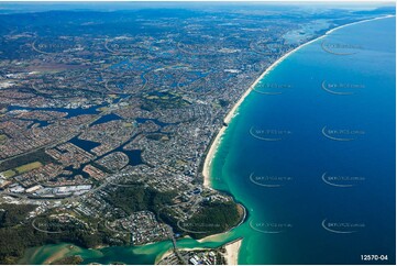 Burleigh Heads area from 7000ft QLD Aerial Photography