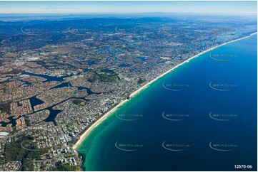 Burleigh Heads area from 7000ft QLD Aerial Photography