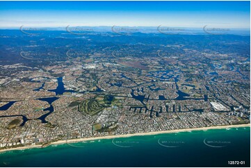 Mermaid Waters from 7000ft QLD Aerial Photography