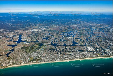 Mermaid Waters from 7000ft QLD Aerial Photography