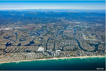 Broadbeach from 7000ft QLD Aerial Photography