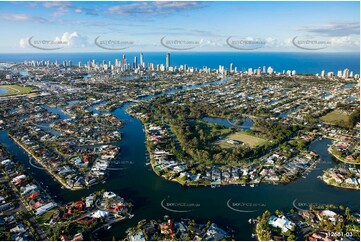 Albert Park - Broadbeach Waters QLD 4218 QLD Aerial Photography