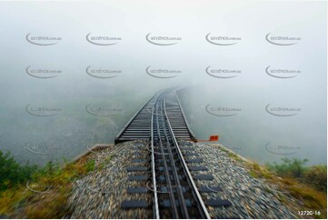 White Pass Railway - Skagway Alaska Aerial Photography