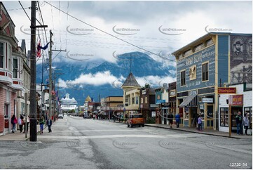 Broadway Skagway Alaska Aerial Photography