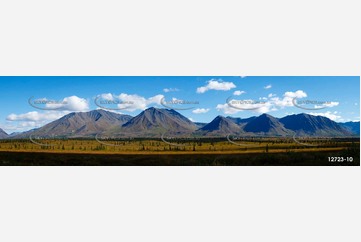 Mountain Range - Alaska Aerial Photography