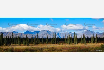 Mountain Range - Alaska Aerial Photography