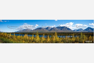 Mountain Range - Alaska Aerial Photography