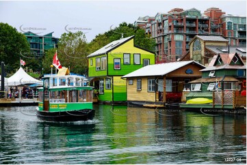 Fishermans Wharf - Victoria BC Aerial Photography