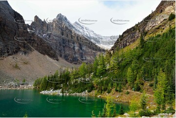 Lake Agnes Walking Trail Aerial Photography