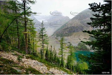 Mount Niblock - Lake Louise Alberta Aerial Photography
