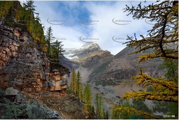 Mount Niblock - Lake Louise AB Aerial Photography