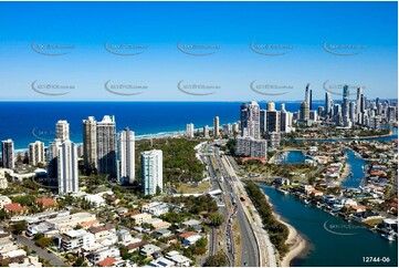 Aerial Photo Main Beach QLD 4217 QLD Aerial Photography