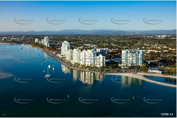 Marine Parade - Labrador Gold Coast QLD Aerial Photography