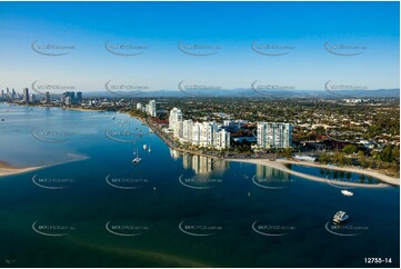 Marine Parade - Labrador Gold Coast QLD Aerial Photography