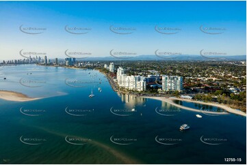 Marine Parade - Labrador Gold Coast QLD Aerial Photography