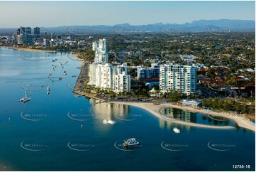 Marine Parade - Labrador Gold Coast QLD Aerial Photography
