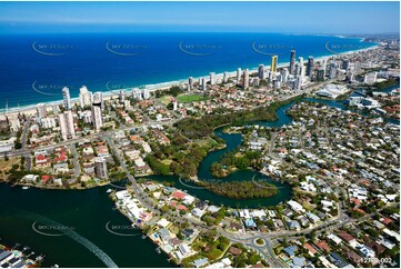 Broadbeach Waters QLD 4218 QLD Aerial Photography