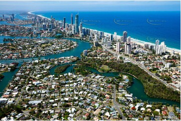 Broadbeach Waters QLD 4218 QLD Aerial Photography