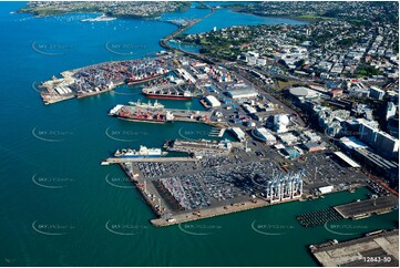Aerial Photo Port of Auckland Aerial Photography