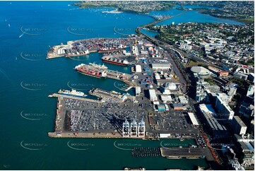 Aerial Photo Port of Auckland Aerial Photography
