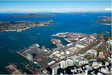 Aerial Photo Port of Auckland Aerial Photography