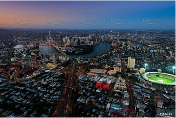 Woolloongabba At Last Light QLD Aerial Photography