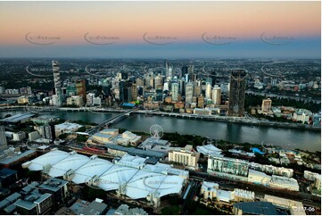 South Brisbane At Last Light QLD Aerial Photography