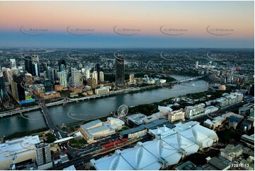 South Brisbane At Last Light QLD Aerial Photography