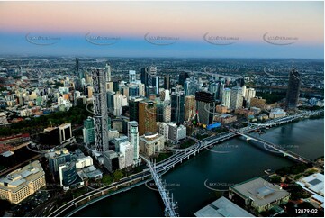 Brisbane At Last Light QLD Aerial Photography