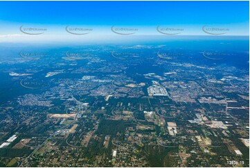 Park Ridge South from 9000ft above sea level QLD Aerial Photography