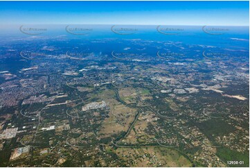 Over looking Buccan from 9000ft QLD Aerial Photography