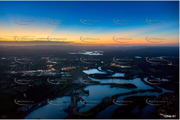 Lawnton At Dusk QLD Aerial Photography
