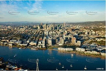 Early Morning Light at Newstead Brisbane QLD Aerial Photography
