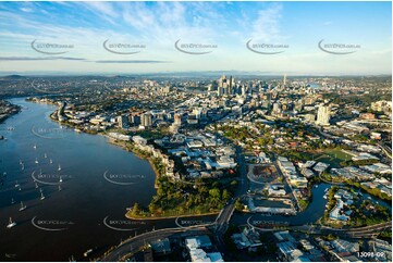 Early Morning Light at Newstead Brisbane QLD Aerial Photography