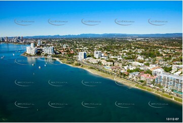 Marine Parade Biggera Waters Gold Coast QLD Aerial Photography