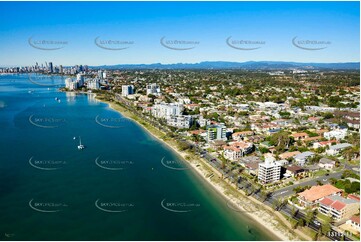 Marine Parade Biggera Waters Gold Coast QLD Aerial Photography